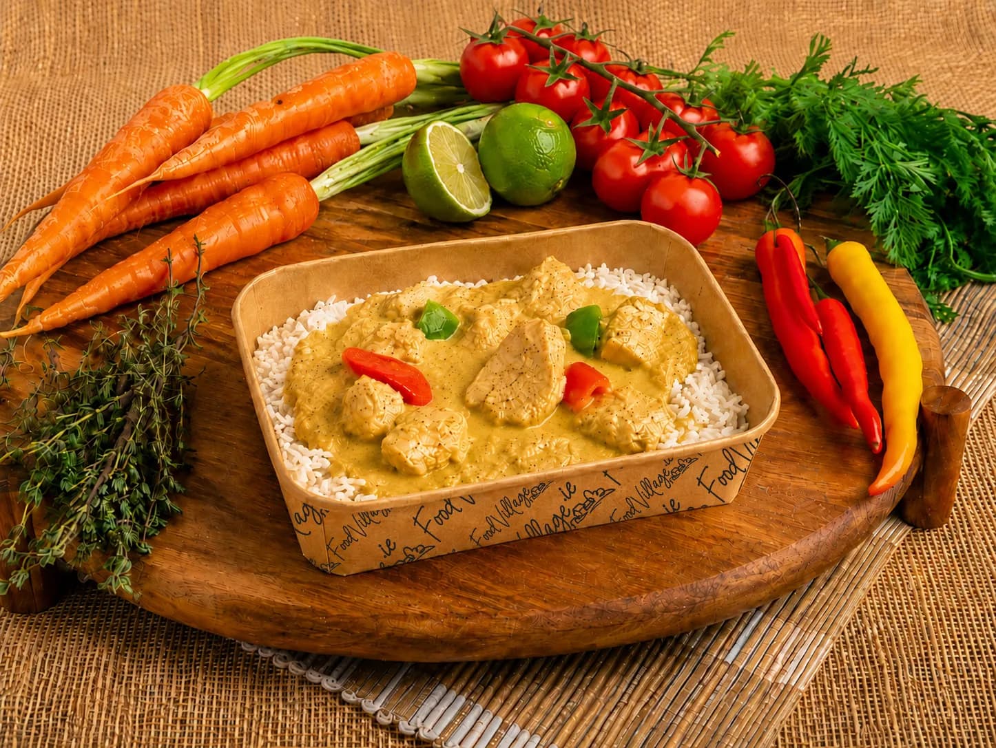 Real Food Village meal